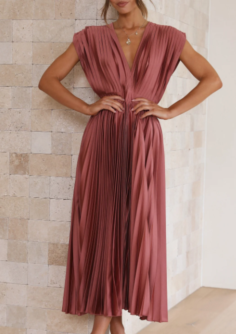 Drune | Elegantes Maxikleid Aus Leichtem Stoff
