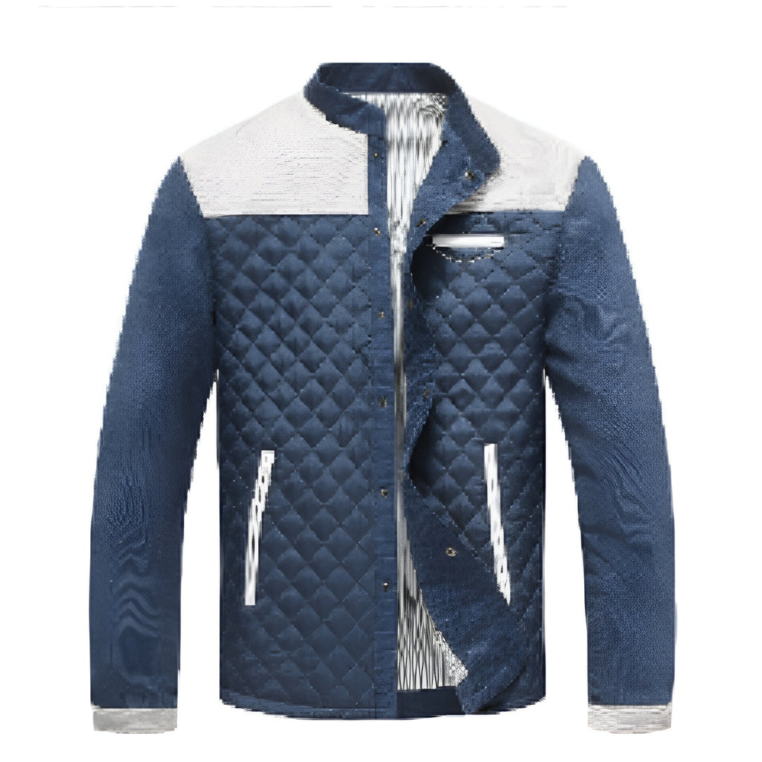 Drune | Herren Steppjacke mit Knöpfen - Lässig