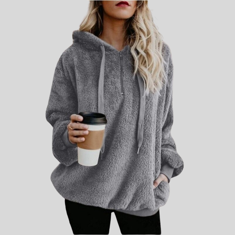 Drune | Hoodie - Weicher Fleece - Übergrößenpassform - Langärmliger lässiger Komfort