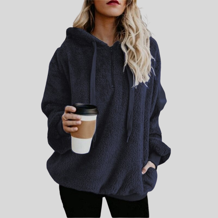 Drune | Hoodie - Weicher Fleece - Übergrößenpassform - Langärmliger lässiger Komfort