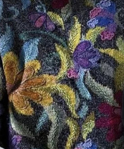 Drune | Eleganter Damenpullover mit floralem Druck