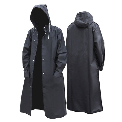 Drune | Unisex langer Regenmantel für Outdoor-Abenteuer
