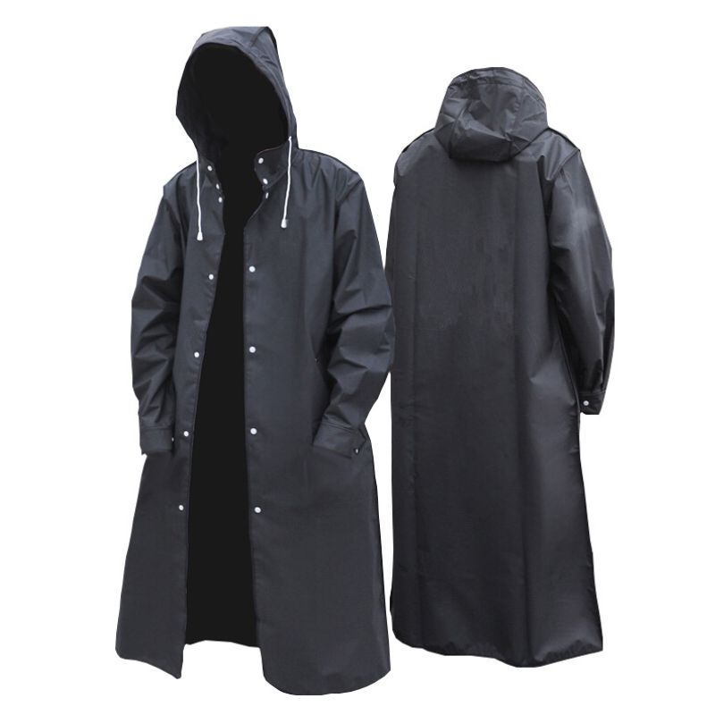Drune | Unisex langer Regenmantel für Aktivitäten im Freien