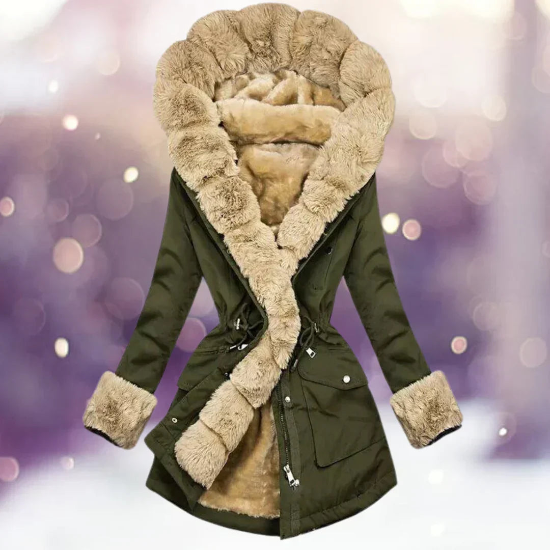 Drune | Wintermantel mit Fellfutter für Damen