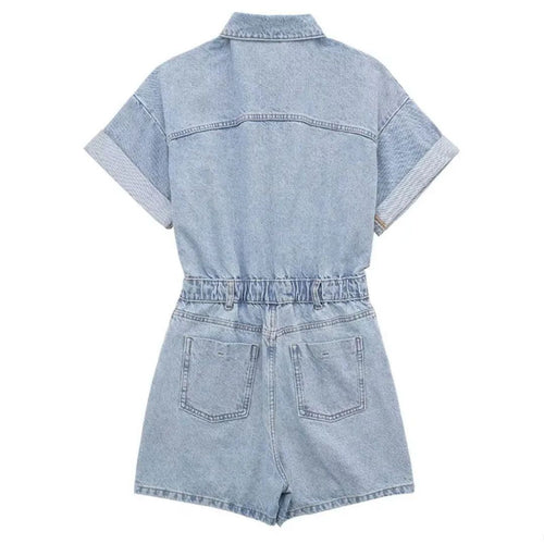 Drune | Slimfit & Sexy denim jumpsuit