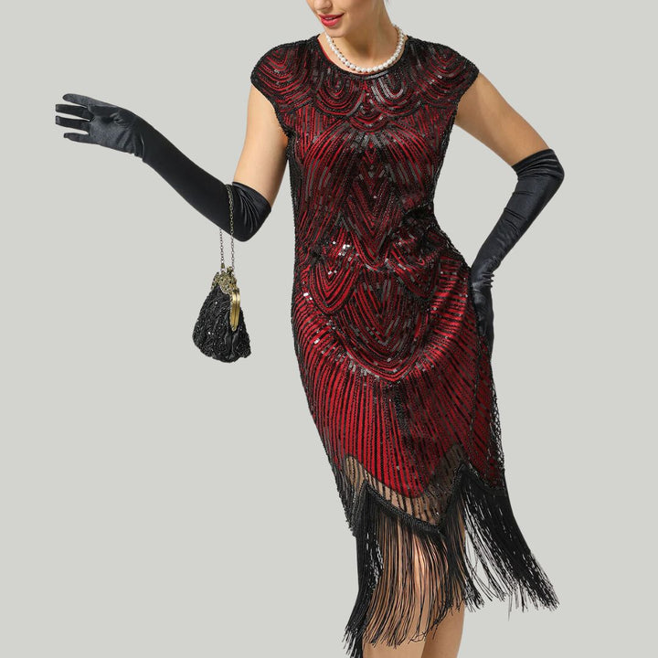 Drune | 1920Er Gatsby-Stil Glitzerndes Kleid