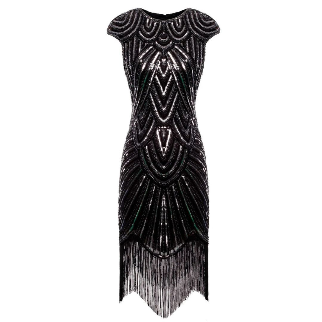 Drune | 1920Er Gatsby-Stil Glitzerndes Kleid