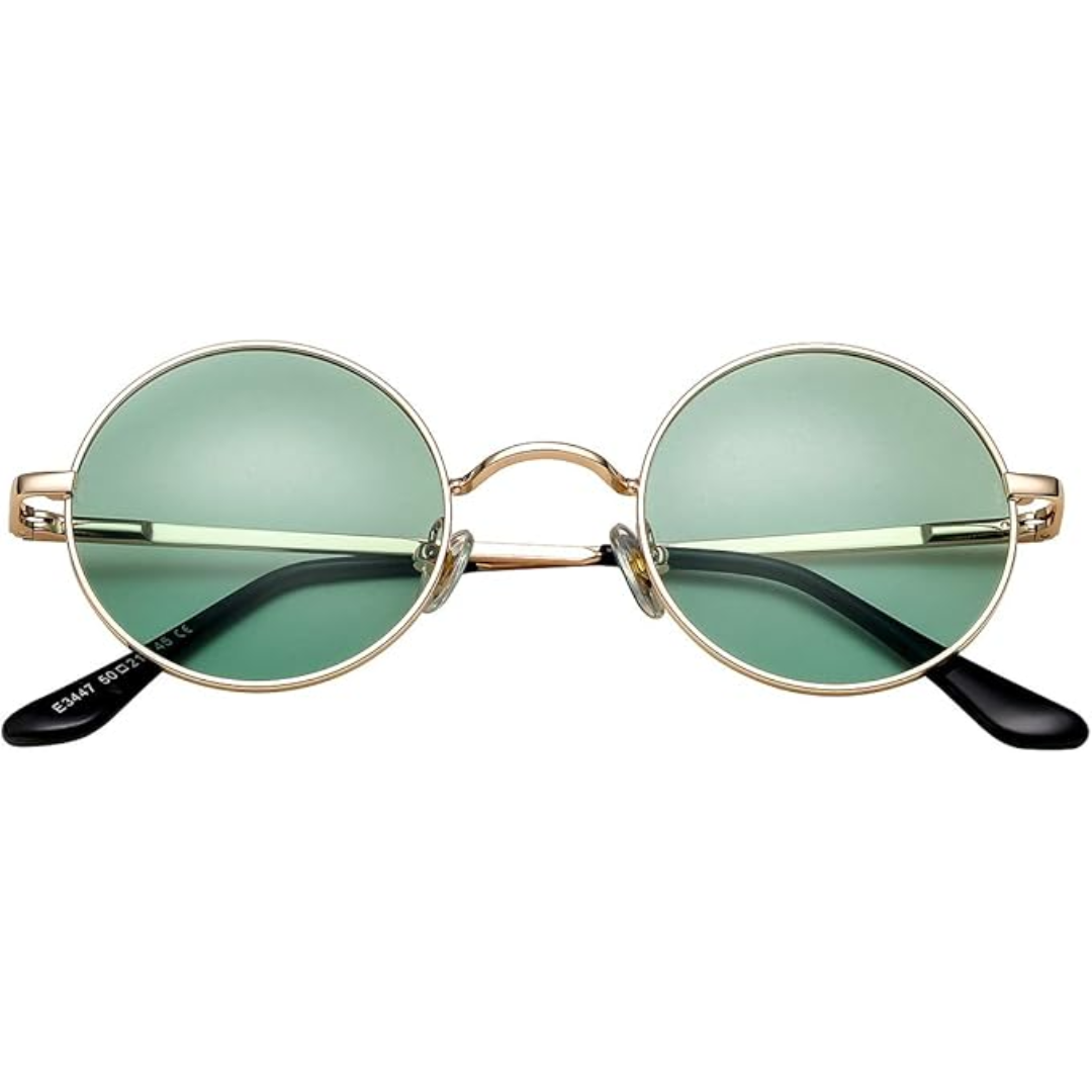 Drune Runde Sonnenbrille Klassisches Design Leicht