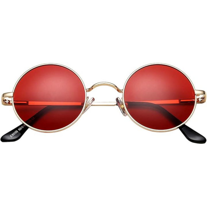 Drune Runde Sonnenbrille Klassisches Design Leicht