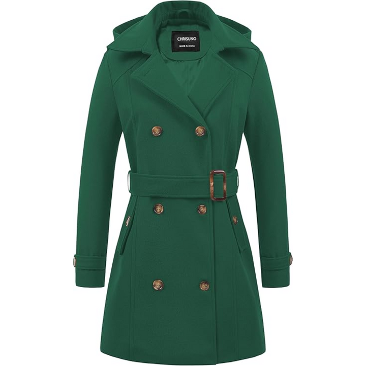 Drune | Gewatteeter Wintertrenchcoat mit Kapuze Nina