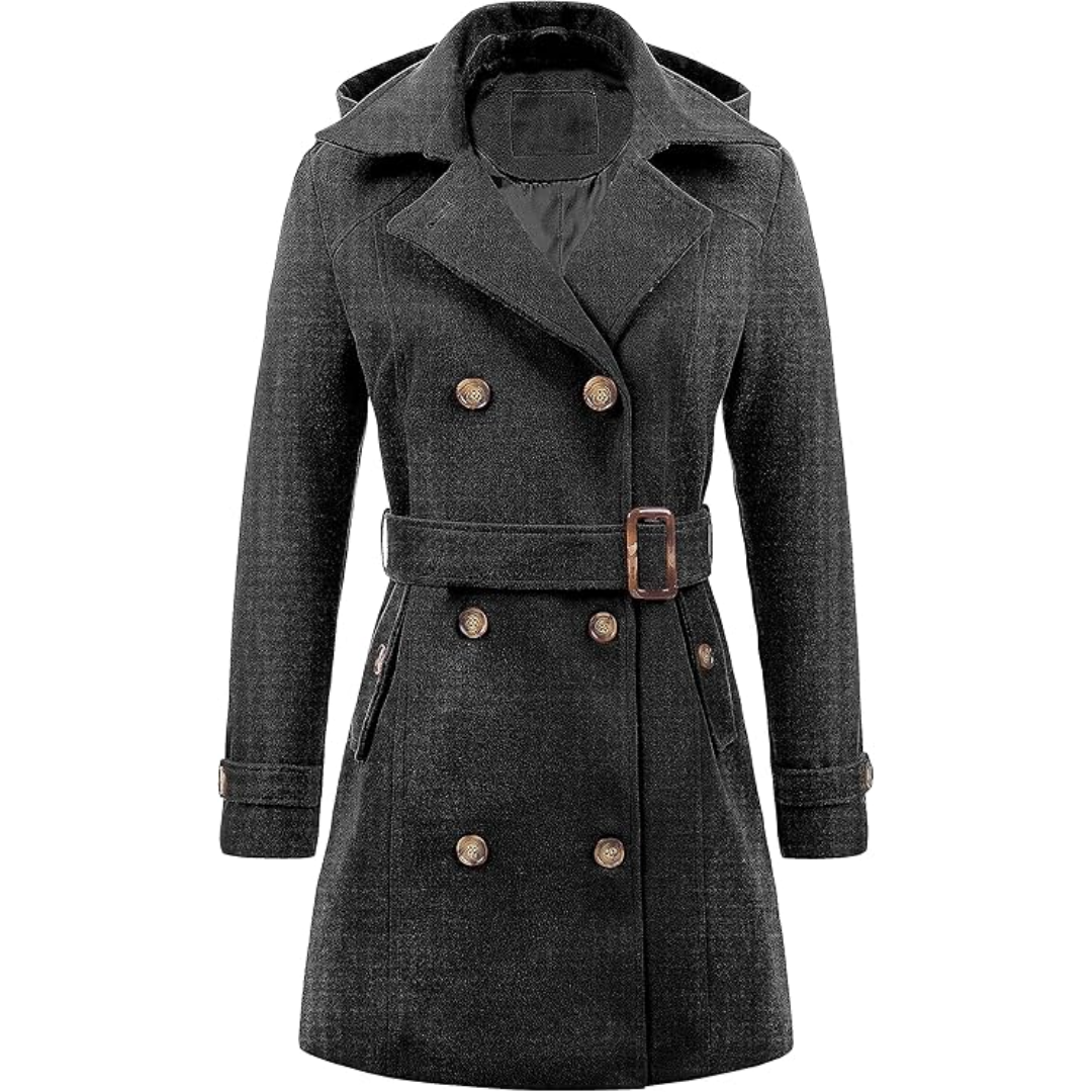 Drune | Gewatteeter Wintertrenchcoat mit Kapuze Nina