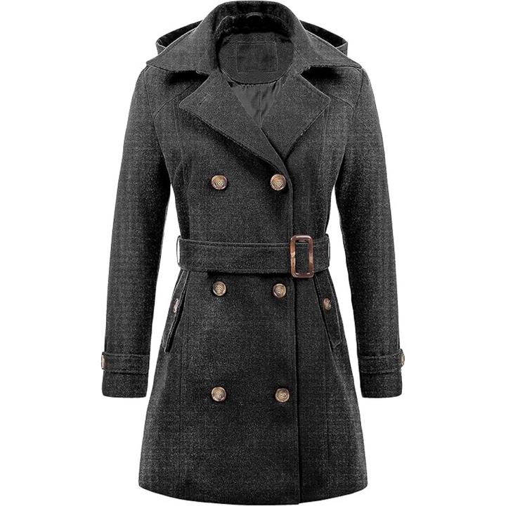Drune | Gesteppter Winter-Trenchcoat mit Kapuze