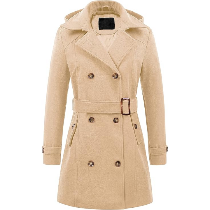 Drune | Gesteppter Winter-Trenchcoat mit Kapuze