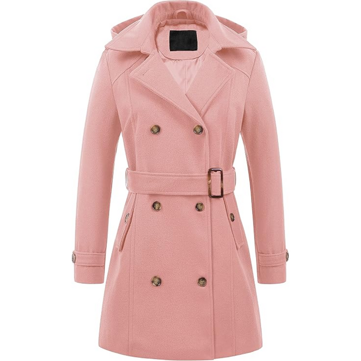 Drune | Gesteppter Winter-Trenchcoat mit Kapuze