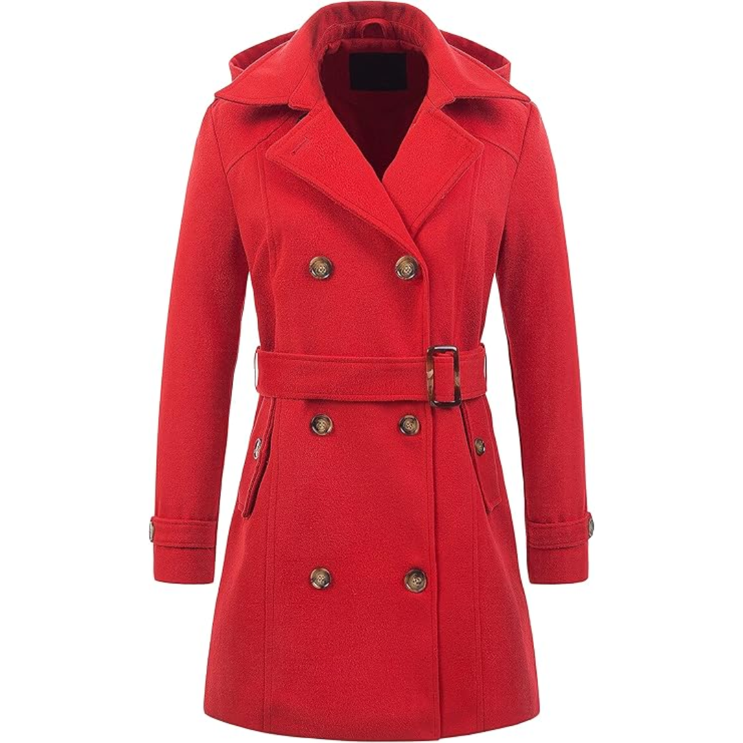 Drune | Gesteppter Winter-Trenchcoat mit Kapuze