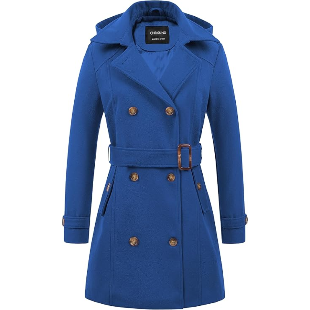 Drune | Gesteppter Winter-Trenchcoat mit Kapuze