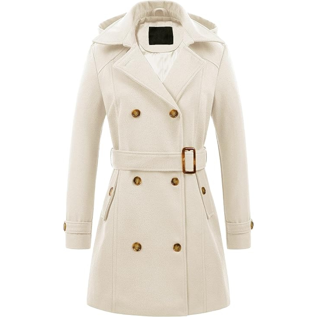 Drune | Gesteppter Winter-Trenchcoat mit Kapuze