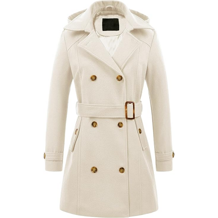 Drune | Gesteppter Winter-Trenchcoat mit Kapuze