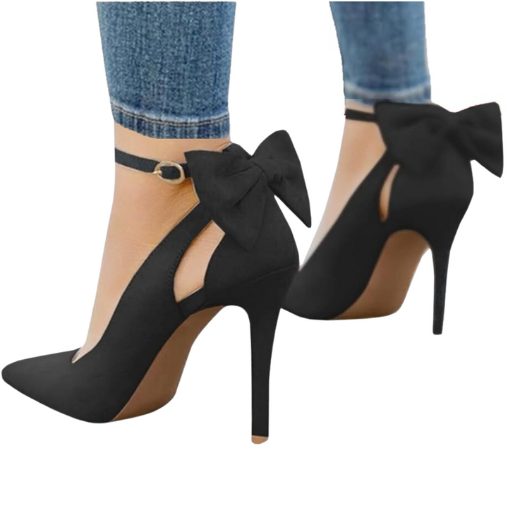 Trendige High Heels mit Schleife - Hailey Drune