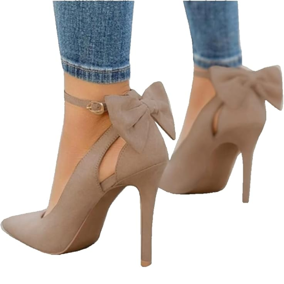 Trendige High Heels mit Schleife - Hailey Drune