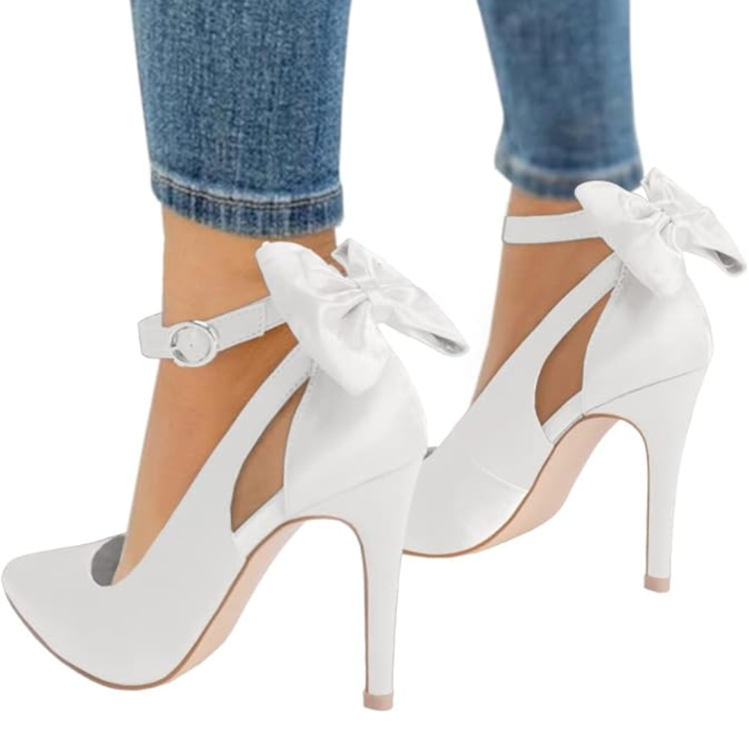 Trendige High Heels mit Schleife - Hailey Drune
