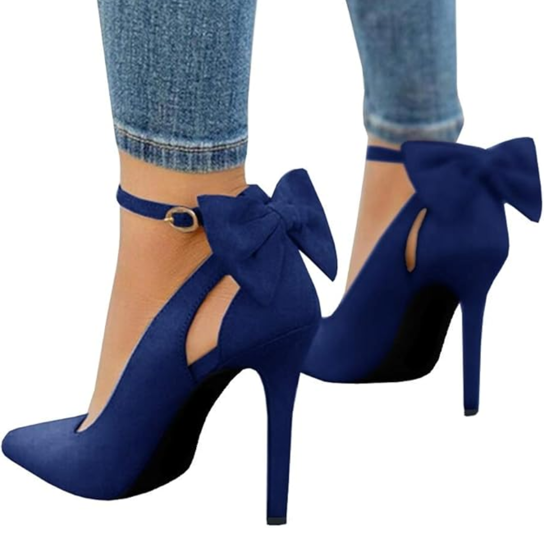 Trendige High Heels mit Schleife - Hailey Drune