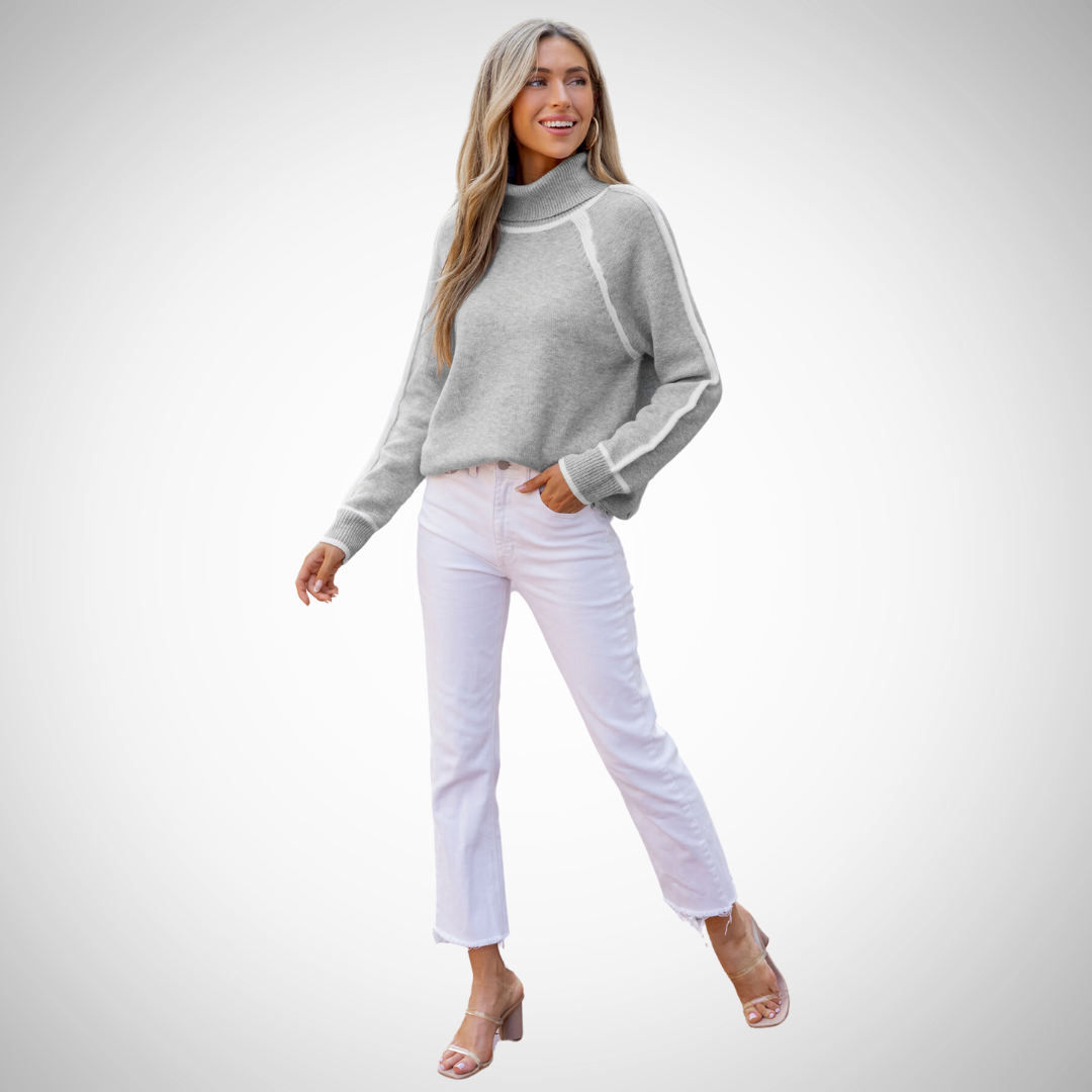 Drune | Eleganter Rollkragenpullover im Modernen Stil
