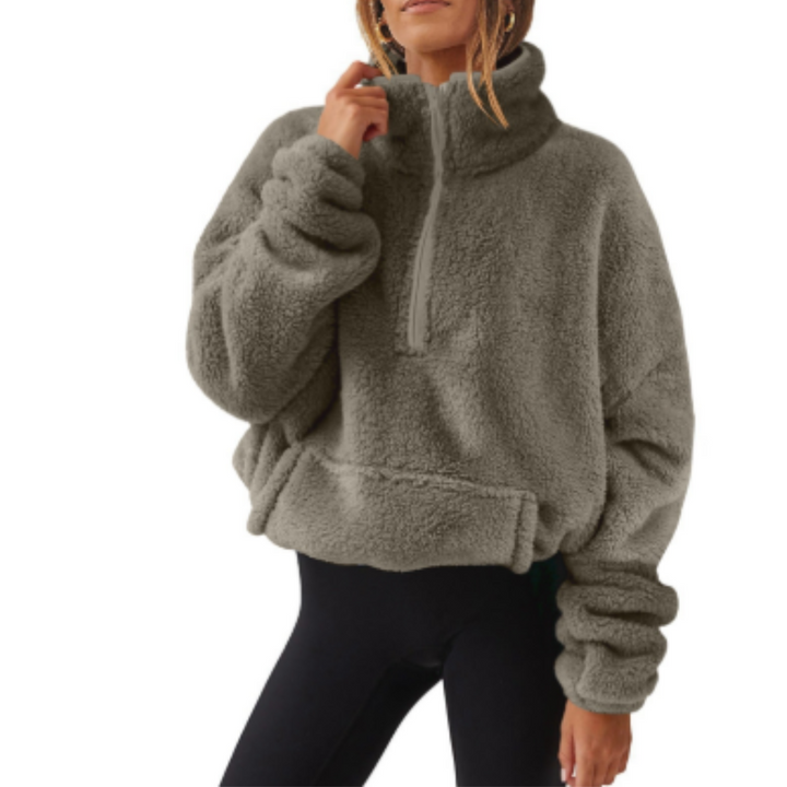 Drune | Pullover Warm für Frauen Teddy
