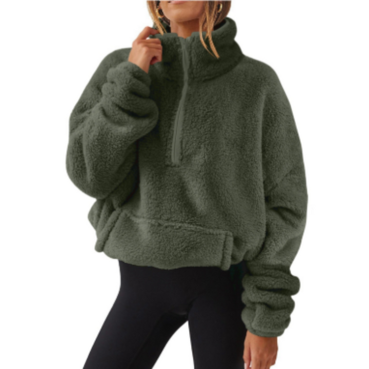 Drune | Pullover Warm für Frauen Teddy