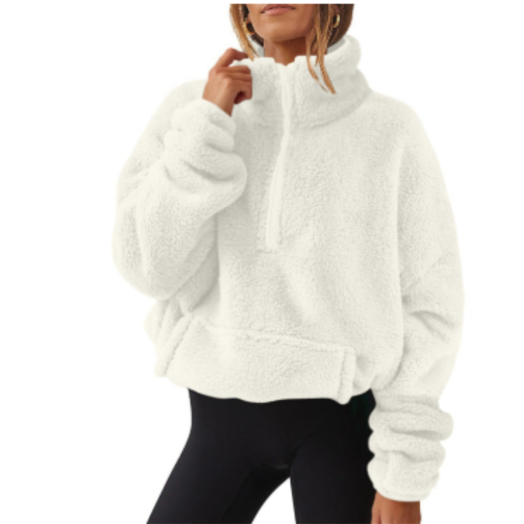 Drune | Pullover Warm für Frauen Teddy