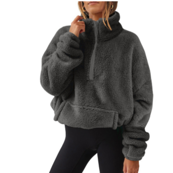 Drune | Pullover Warm für Frauen Teddy