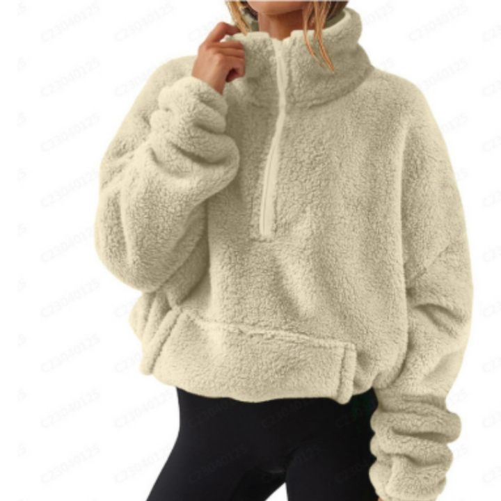 Drune | Pullover Warm für Frauen Teddy
