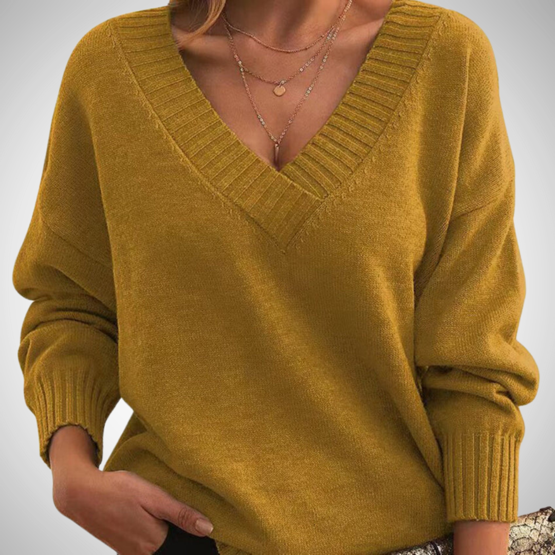 Drune | Relaxed V-Ausschnitt Pullover