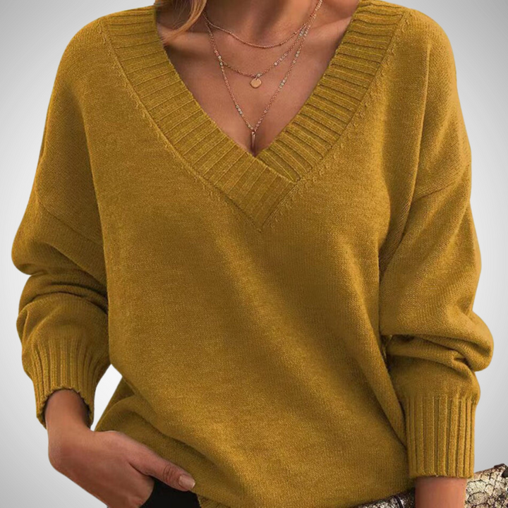 Drune | Relaxed V-Ausschnitt Pullover