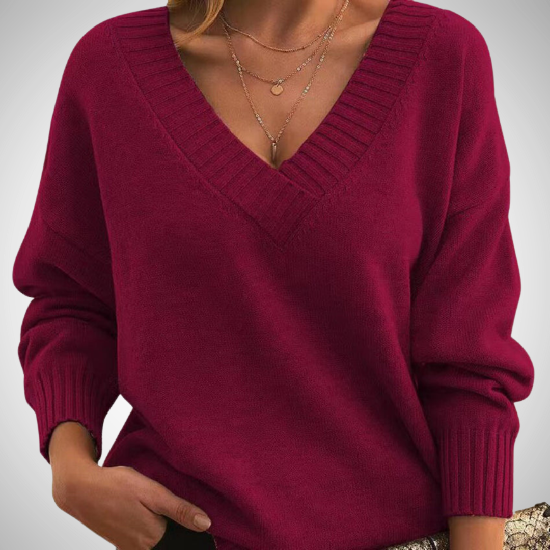 Drune | Relaxed V-Ausschnitt Pullover