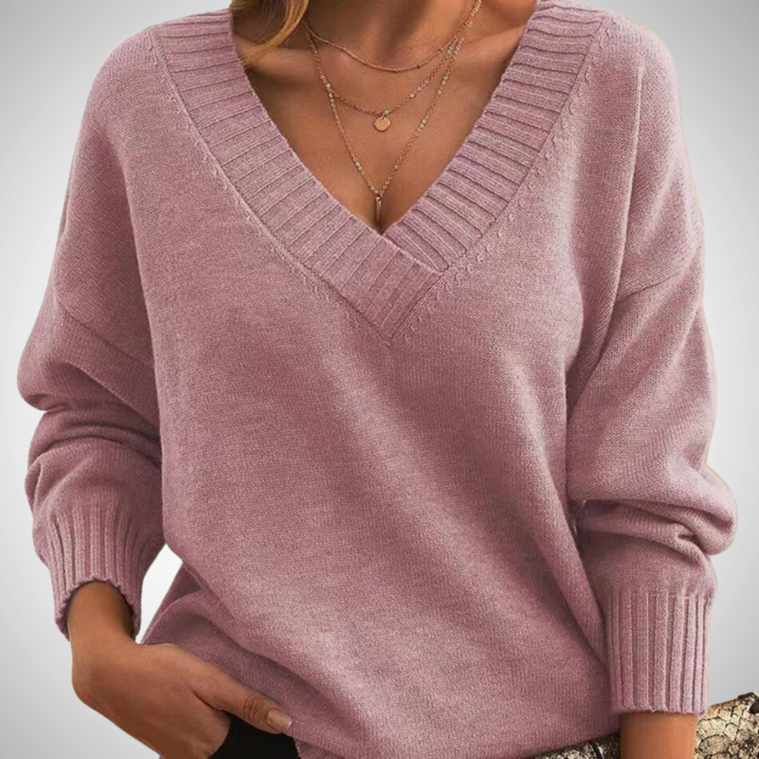 Drune | Relaxed V-Ausschnitt Pullover