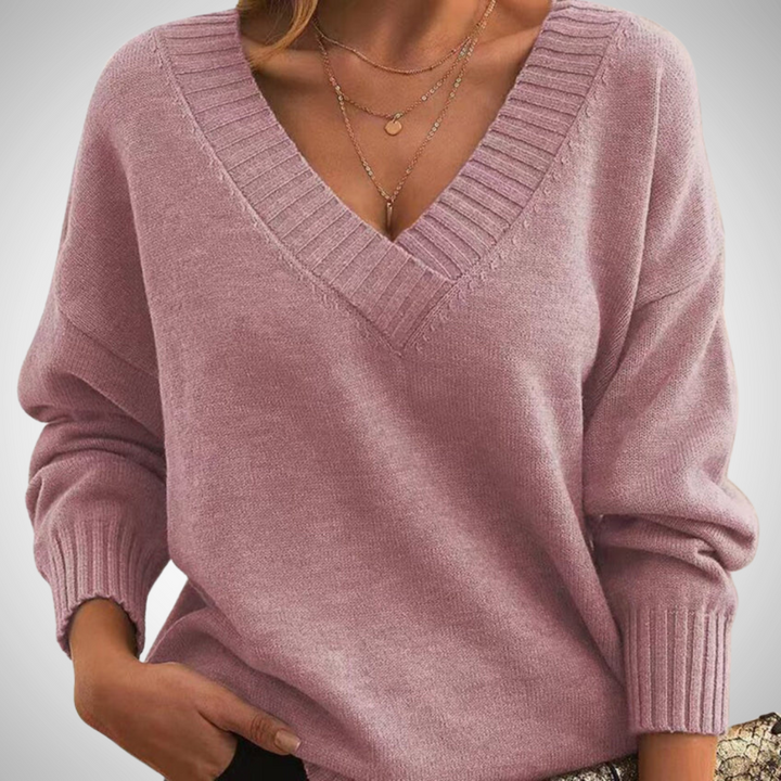 Drune | Relaxed V-Ausschnitt Pullover