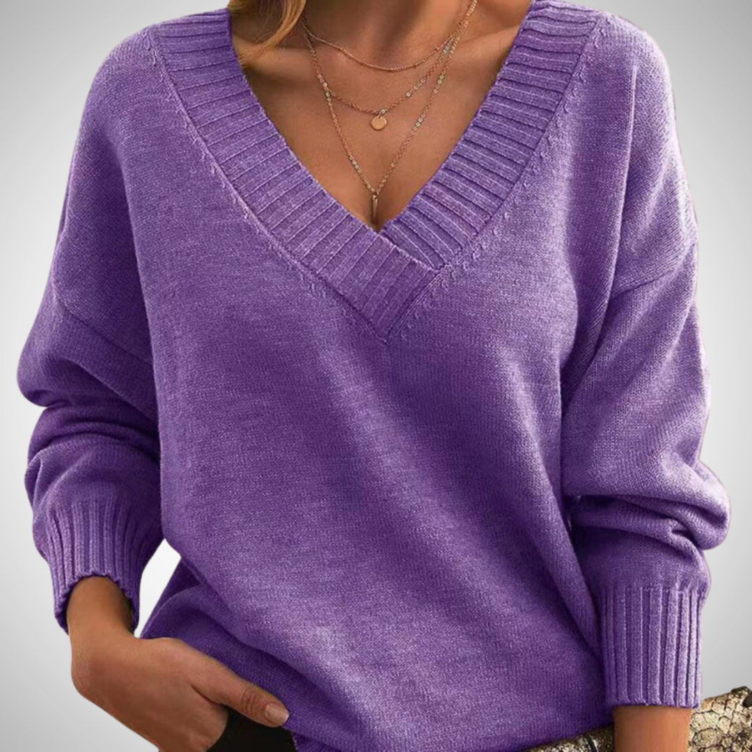 Drune | Relaxed V-Ausschnitt Pullover