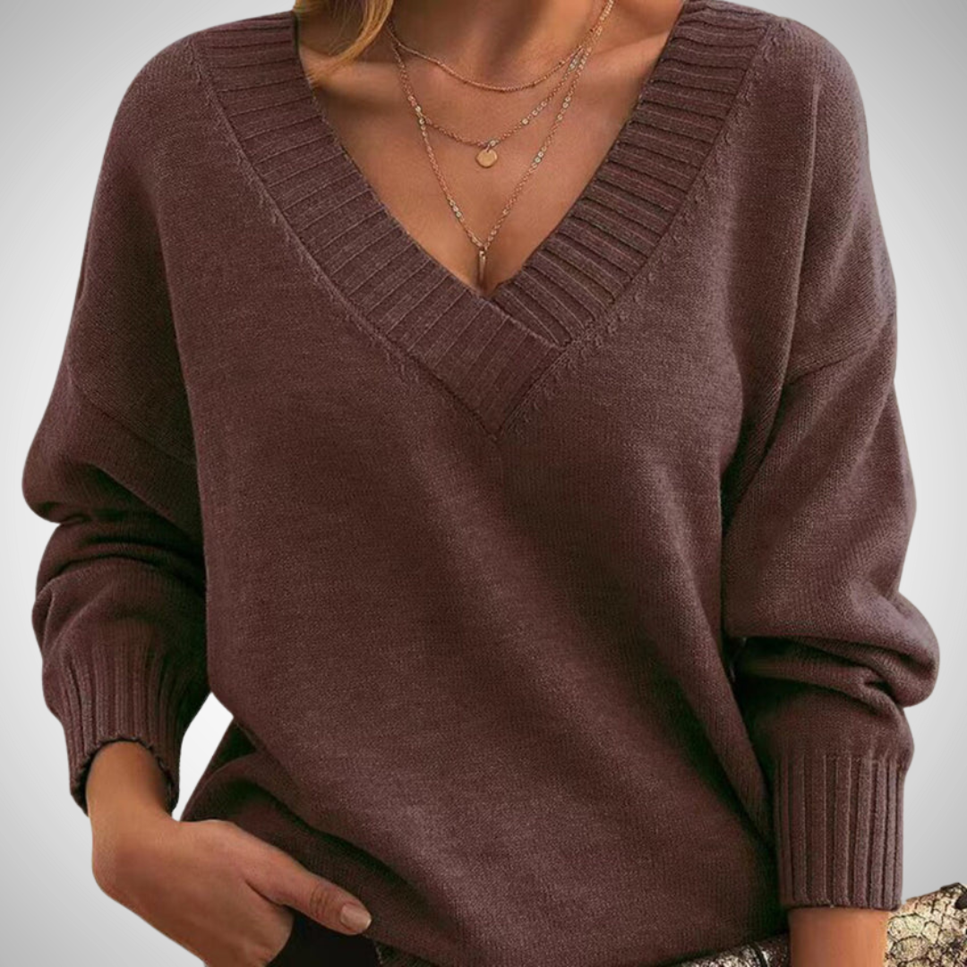 Drune | Relaxed V-Ausschnitt Pullover