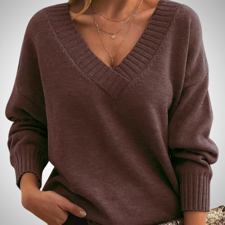 Drune | Relaxed V-Ausschnitt Pullover