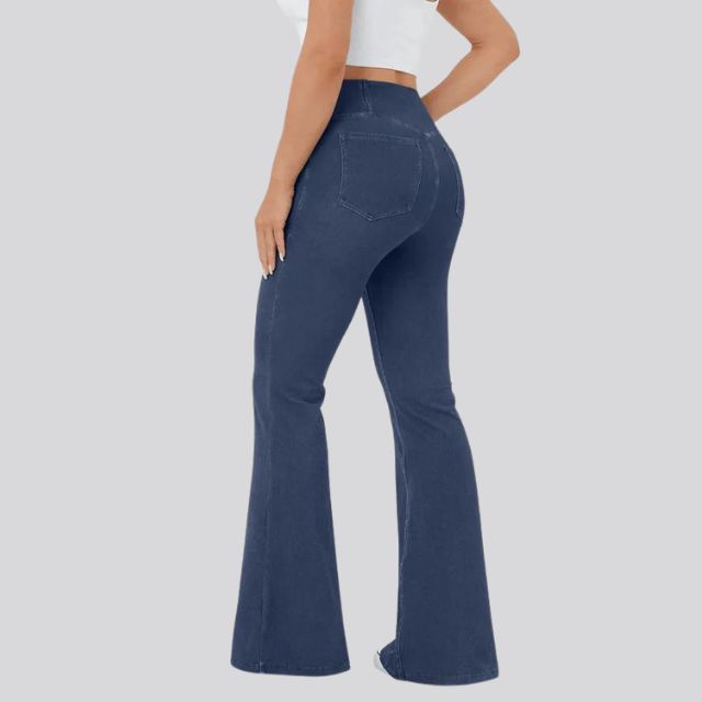 Drune | Hoch taillierte Flare-Leggings