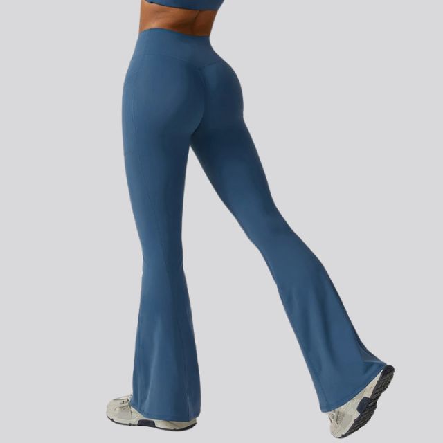 Drune | Hoch taillierte Flare-Leggings