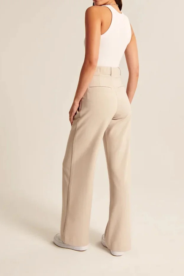 Drune | Hose mit Weitem Bein Vielseitige Eleganz