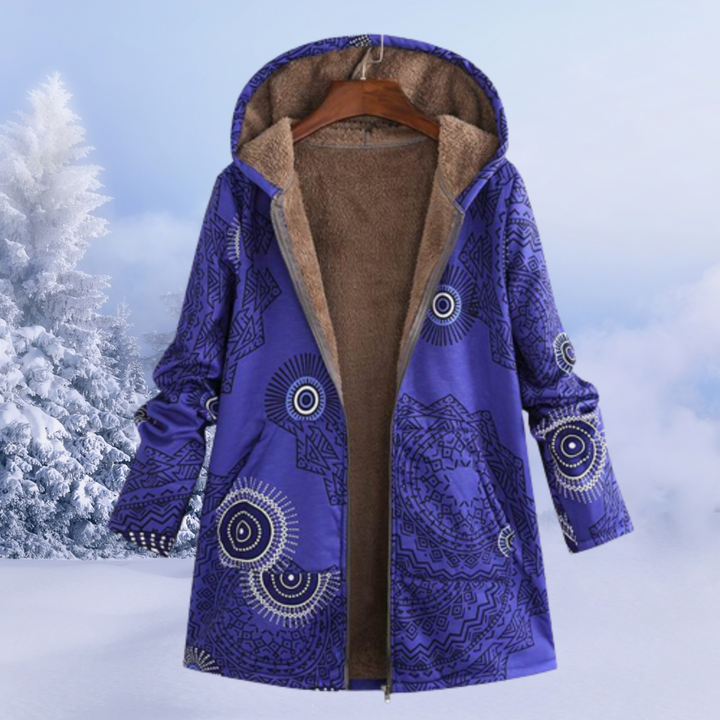 Drune | Elegante Jacke für Frauen mit floralem Muster für den Winter