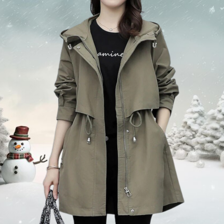 Drune | Trenchcoat mit Kapuze