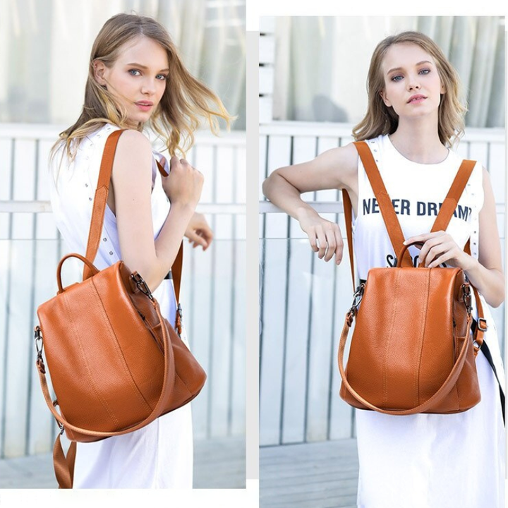 Drune | Anti-Diebstahl-Lederrucksack
