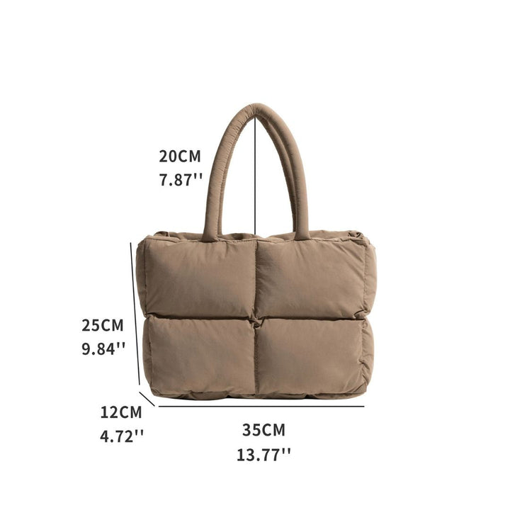 Drune | Puffer Schultertasche für Damen - Stilvolle und geräumige Umhängetasche