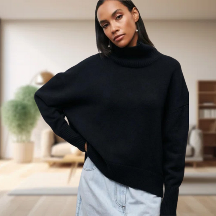 Drune | Klassischer Damen Rollkragenpullover