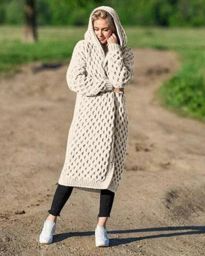 Drune Lange Strickjacke