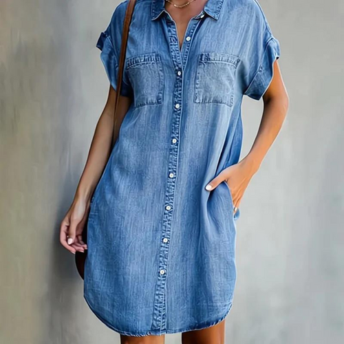 Drune | Hochwertiges Denimkleid